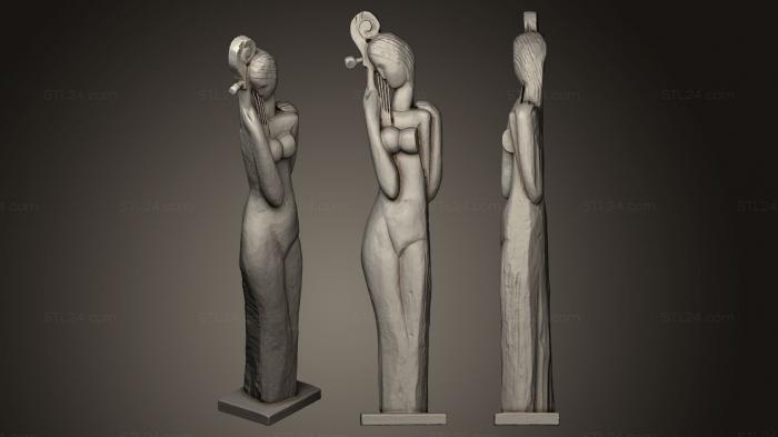 Статуэтки и статуи разные (Музыка Худба, STKR_0633) 3D модель для ЧПУ станка
